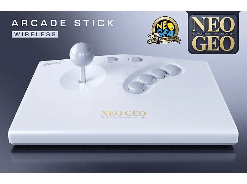 Kontroler bezprzewodowy PLAION NEOGEO AES+ Arcade Stick Biały