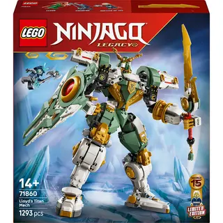 Klocki LEGO Ninjago Tytanowy mech Lloyda - 15. rocznica 71860