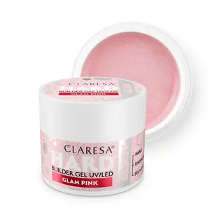 Claresa Żel Budujący Hard & Easy Glam Pink 45g