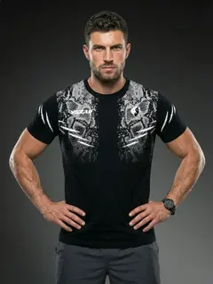 VSZAP MMA BJJ Boxing Fighter Training T-Shirt Cotton Short Sleeve for Mixed Martial Arts Gym Workout Clothing