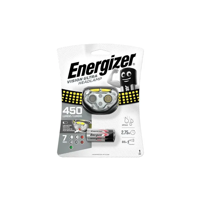 Energizer Latarka czołowa VISION ULTRA 450 lumenów 50h pracy na baterii