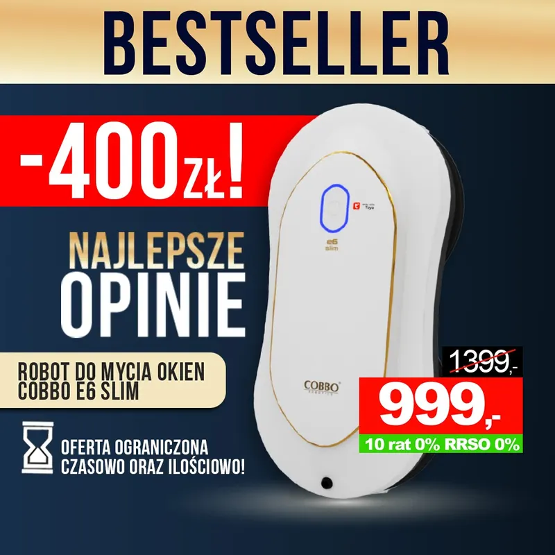 Robot do mycia okien COBBO e6 slim