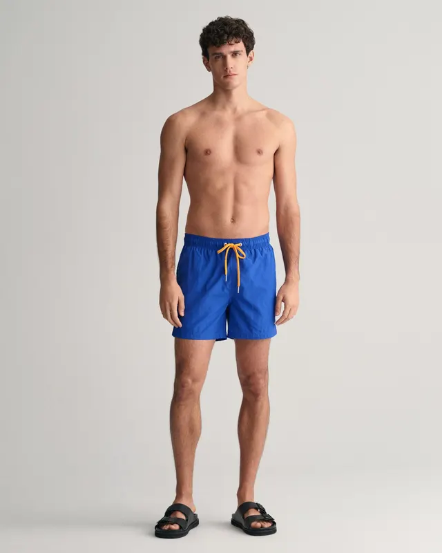 Gant Szorty Kąpielowe Męskie Regular Fit Niebieskie