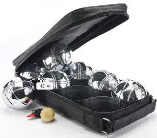 Kule Bule Boule Gra + Pokrowiec Petanque 8 Kul do Gry 6szt Duże Zestaw Etui