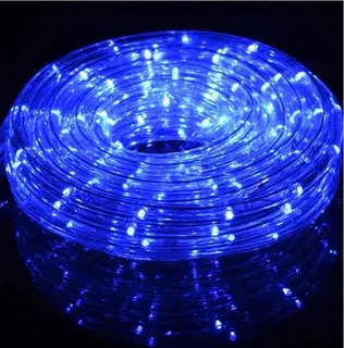 WĄŻ ŚWIETLNY ZEWNĘTRZNY 240 LED LAMPKI CHOINKOWE IP44 8 m NIEBIESKI