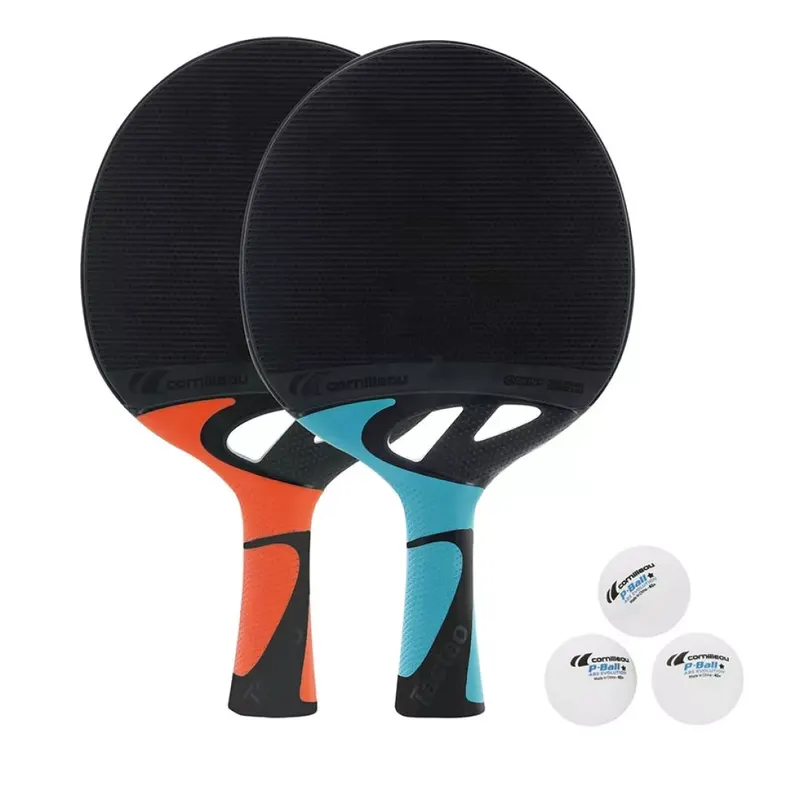 Zestaw do ping ponga Cornilleau Tacteo DUO 455350 Outdoor - 2 rakietki + 3 piłeczki