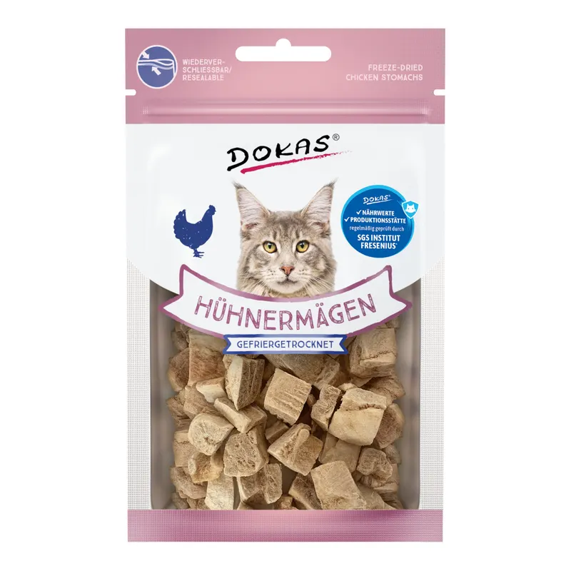 Dokas żołądki z kurczaka, liofilizowane - 12 g