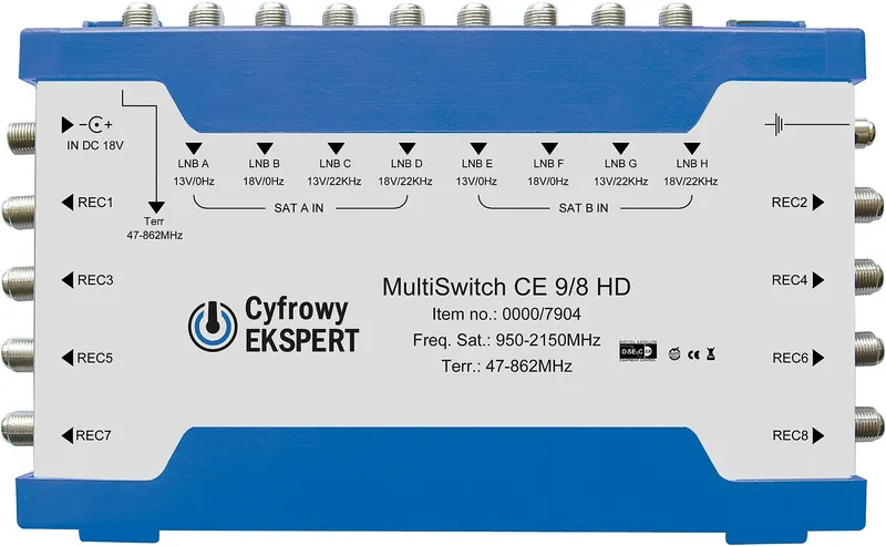 MultiSwitch TechniSat CE 9/8 HD