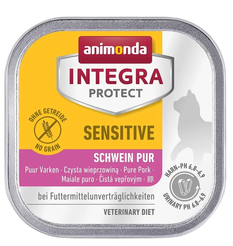 ANIMONDA Integra Protect Adult Sensitive Wieprzowina Mono - mokra karma dla kota - 100g