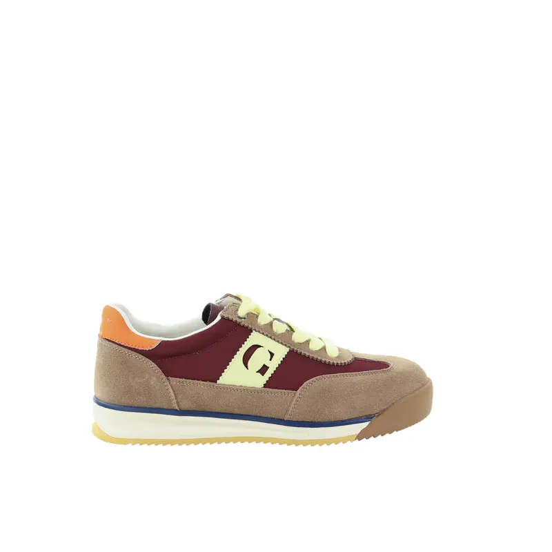 Damskie skórzane sneakersy oldschool czekoladowe GOE TT2N4057