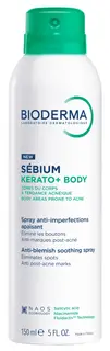 Bioderma Sebium Kerato+ Body Kojący Spray do Ciała na Niedoskonałości 150ml