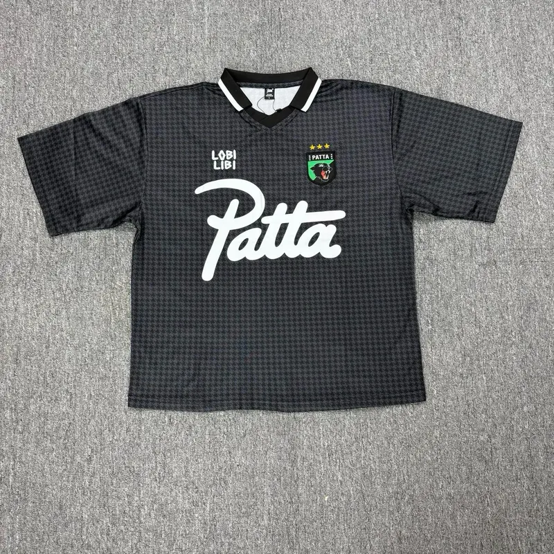 Patta Summer High Street Short-Sleeved T-Shirt - Instagram-worthy Loose Casual Sports Shirt for Football and Breathable Top