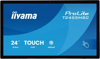 IIYAMA Monitor 24 cale T2455MSC-B2 POJ.10PKT.IPS,HDMI,DP,USB3.0,CAM,MIC, FHD 120Hz