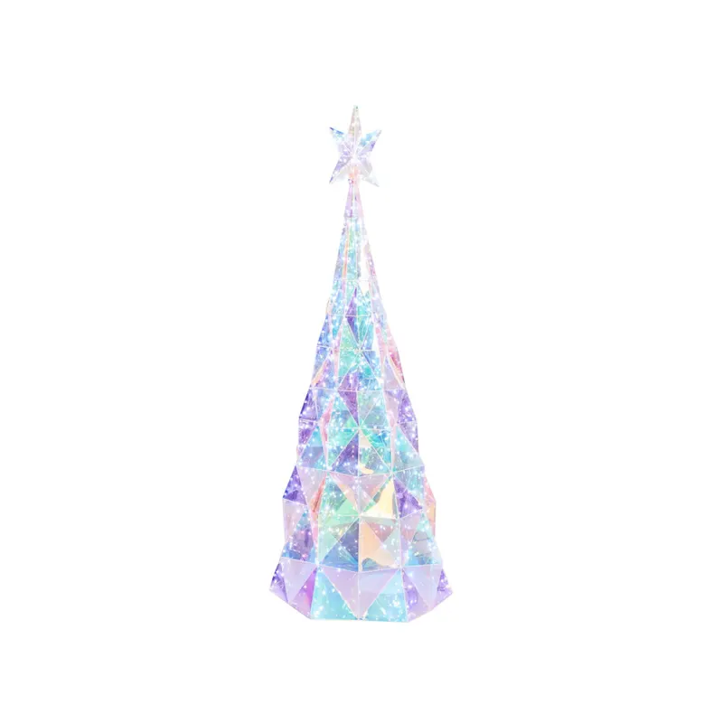 Dekoracja ogrodowa LED choinka 120 cm wielokolorowa ICELAND