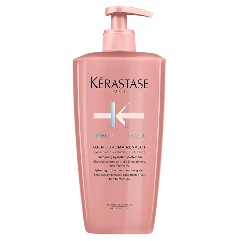 Kerastase Chroma Absolu Bain Respect Nawilżająco-Ochronny Szampon do Włosów Zniszczonych i Farbowanych 500ml