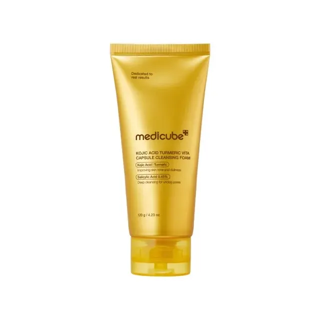 Medicube Kojic Acid Turmeric Oczyszczający Pianka do Mycia Twarzy 120g