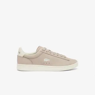 Lacoste Męskie Skórzane Sneakersy Carnaby Set Szary