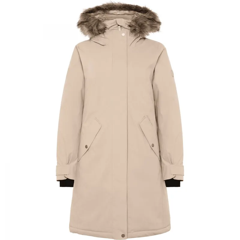 Didriksons Erna 2, parka, damska, beżowa