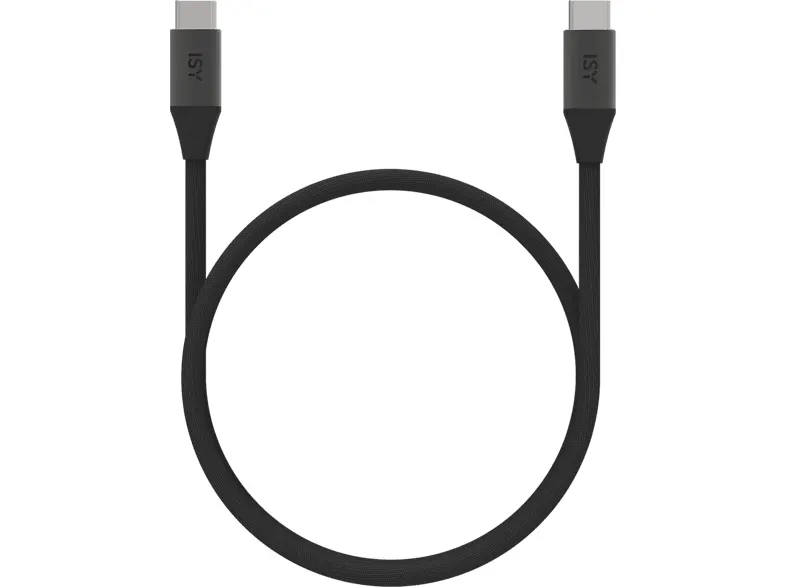 Kabel USB-C do szybkiego ładowania ISY IUC-7100 2m 100W Czarny