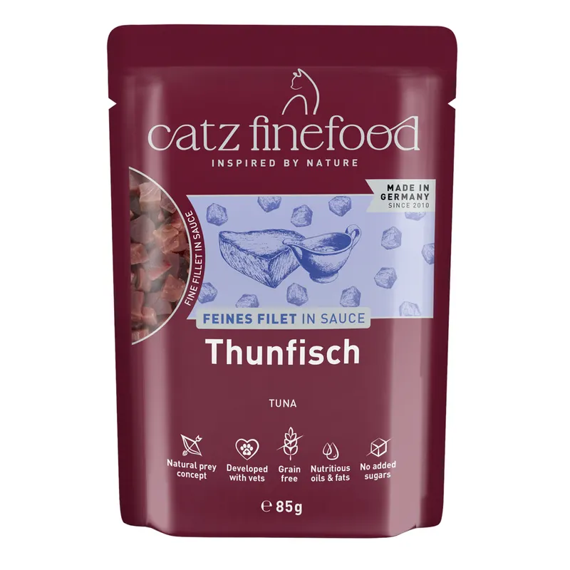 Korzystny pakiet catz finefood Feines Filet, 32 x 85 g - Tuńczyk