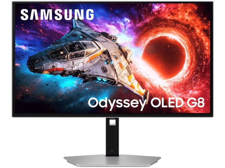 Monitor SAMSUNG Odyssey OLED G8 LS27HG800SUXEN 27 UHD 4K QD-OLED 0.03ms 240Hz FreeSync Premium Pro G-Sync Srebrny