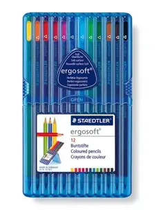 Ergosoft, kredki ołówkowe, 12 kolorów