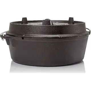 Petromax Dutch Oven ft 4.5 with plane bottom, żeliwny garnek