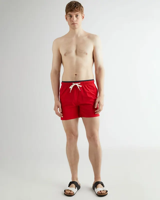 Gant Szorty Kąpielowe Męskie Regular Fit Czerwone