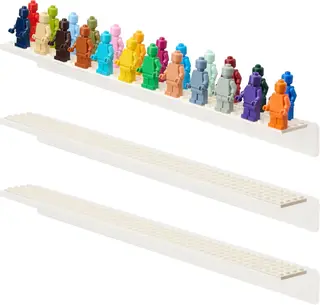 Gablota na minifigurki 3-pak akrylowa półka wisząca 72 figurki