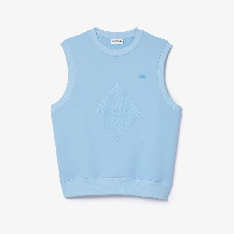 Lacoste Fleece Sweatshirt Vest Męskie Niebieski