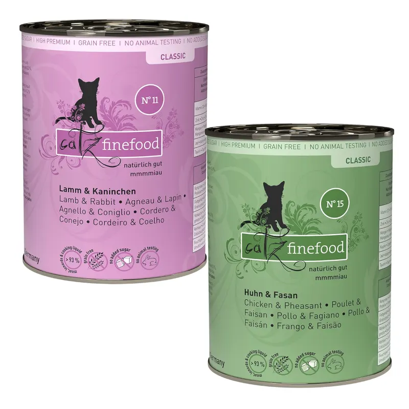 Korzystny pakiet catz finefood, 12 x 400 g - Pakiet mieszany III