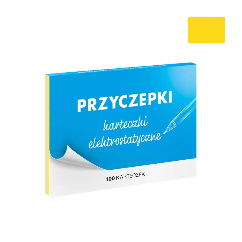 PRZYCZEPKI - żółte karteczki elektrostatyczne