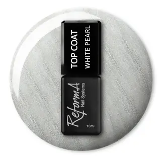 Top Coat - White Pearl, 10 ml