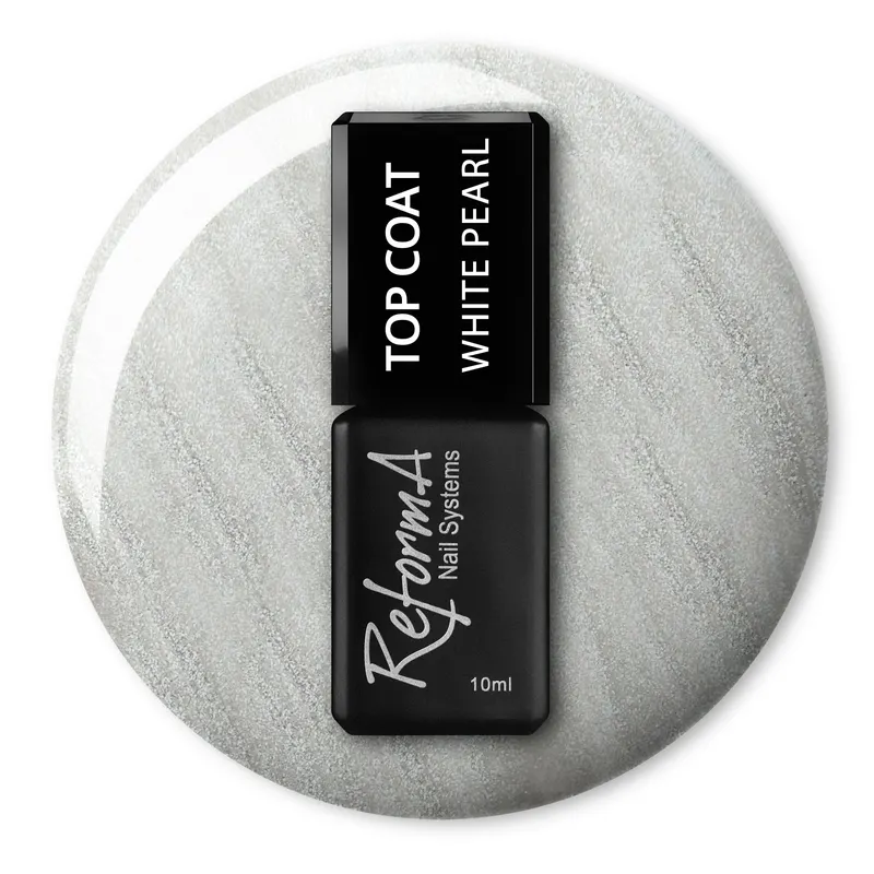 Top Coat - White Pearl, 10 ml