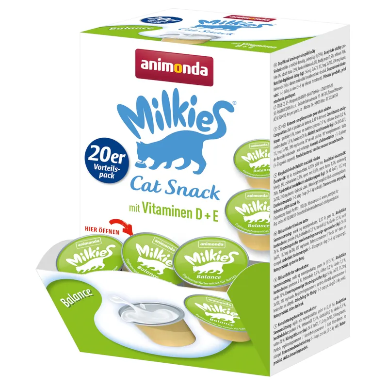 Megapakiet animonda Milkies - Balance, 20 x 15 g