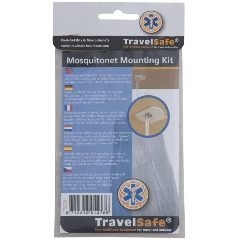 TravelSafe Zestaw Montażowy Siatki Przeciwkomarowej