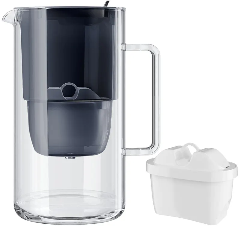Dzbanek filtrujący Aquaphor Glass Czarny + wkład Maxfor+ Mg