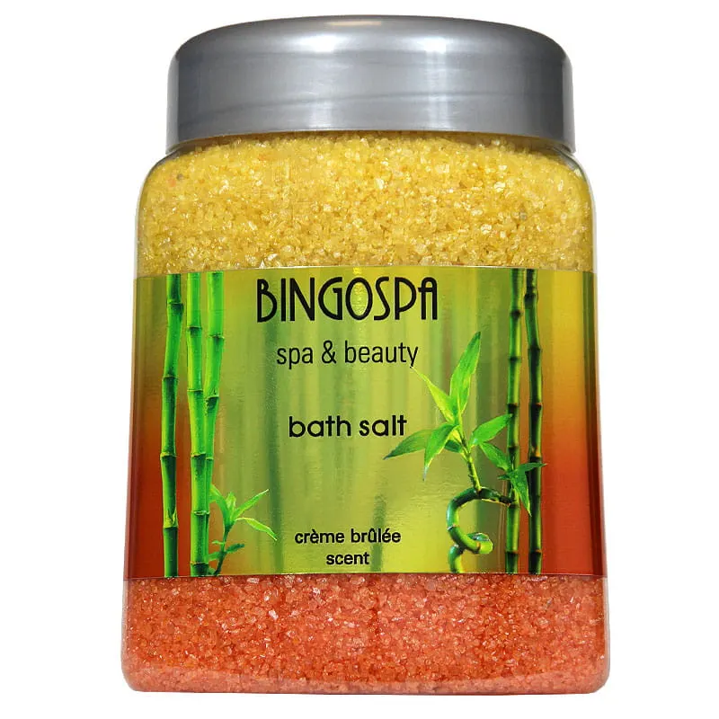 Sól do kąpieli o zapachu crème brûlée BINGOSPA spa & beauty