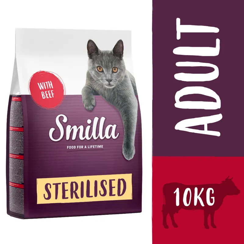 Smilla Adult Sterilised, z wołowiną - 10 kg