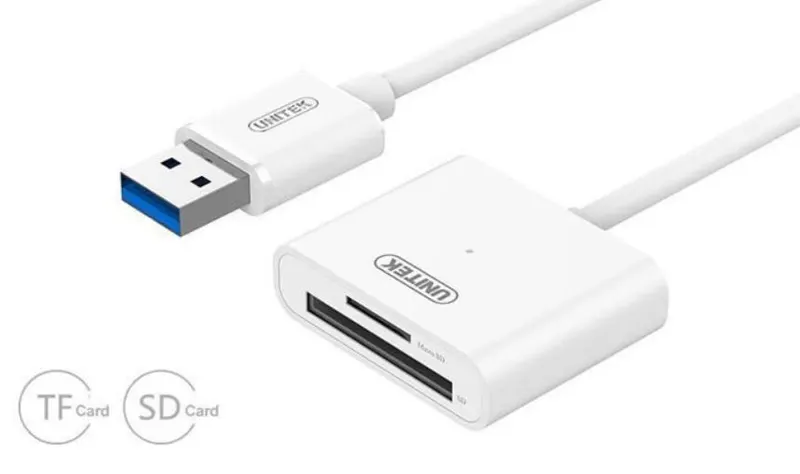 Unitek Czytnik kart pamięci USB3.0 SD/microSD; Y-9321