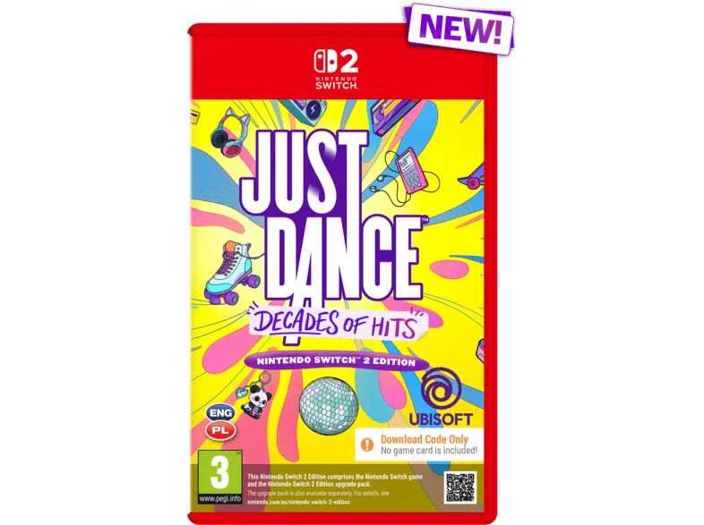 Gra Nintendo Switch 2 CENEGA Just Dance Decades of Hits