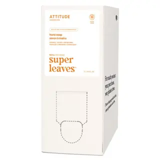 Attitude SUPER LEAVES, Zapas mydła do rąk w płynie, Liście pomarańczy, 2 L