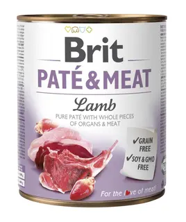 BRIT Paté & Meat z Jagnięciną - mokra karma dla psa - 800 g