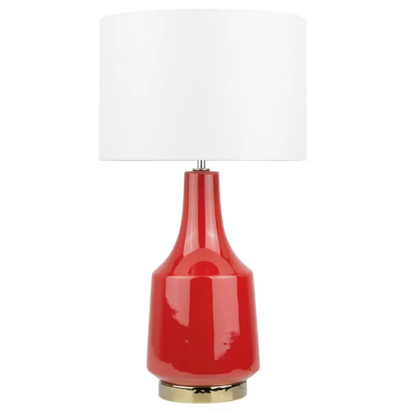 Lampa stołowa triversa ceramika biały