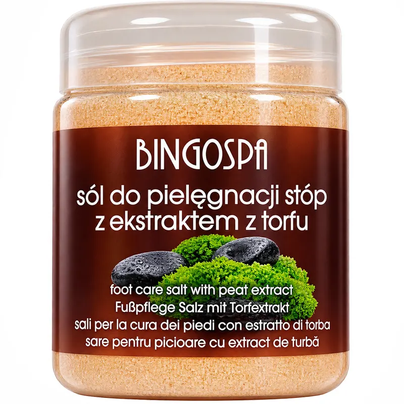 Sól do pielęgnacji stóp z ekstraktem z torfu BINGOSPA