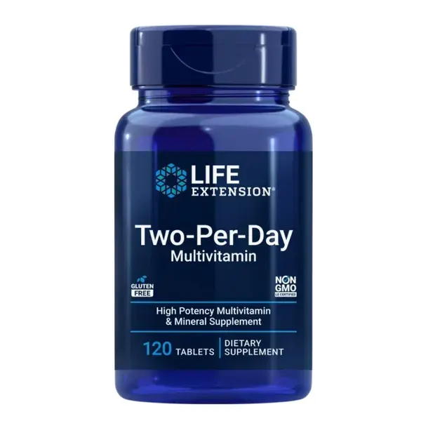 Life Extension Two Per Day 120 tabletek zestaw witamin i minerałów