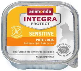ANIMONDA Integra Protect Sensitive Indyk z ryżem - mokra karma dla kota - 100g