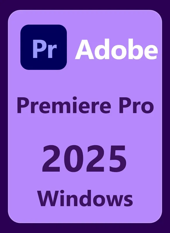 Adobe Premiere Pro 2025 – Windows – licencja wieczysta ESD 1 PC