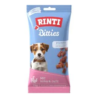 RINTI Bitties Puppy Kurczak - Kurczak z kaczką, 75 g