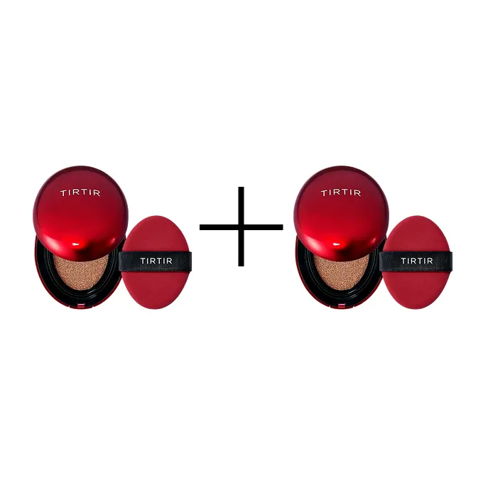 TIRTIR Mask Fit Red Cushion SPF 40 PA++ Podkład w Poduszce 34C Amber 18g 1+1